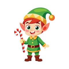 Cute Cartoon leprechaun for st patricks day isolated illustration