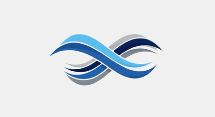 abstract blue wave background