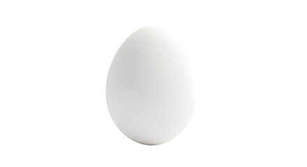 white egg isolated on white