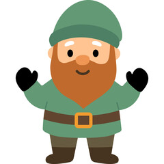 Cartoon Gnome Character