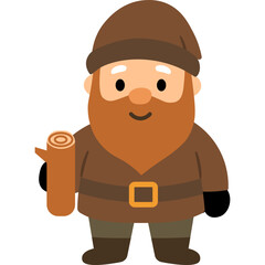 Cartoon Gnome Character