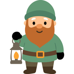 Cartoon Gnome Character