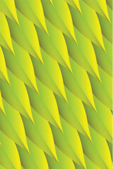 Yellow green leaves seamless abstract background	
