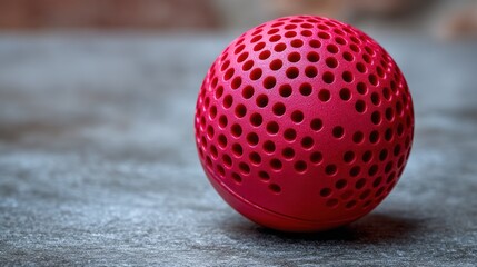 Red breathing sphere toy for anxiety relief playful and calming for therapeutic tools