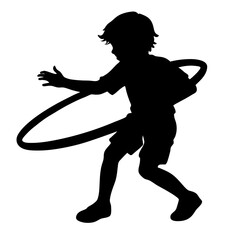 Adobe Illustrator Artwork A boy Playing With ring 1