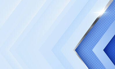 Blue abstract background with geometric blue stripes and modern technology design