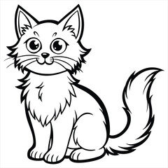 Cat black vector. cat silhouette vector. Cat collection. cat silhouette on white background. Cat concept,Cat cartoon,Cat clipart, Cat icon, Cat art, Cat topics, Cat doodle 