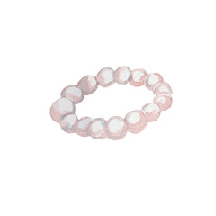 Perfume fashion and cosmetics hand-drawn watercolor illustration gemstones luxury fashion lipstick and mascara jewelry and bracelets earrings