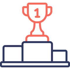 Competition line color icon