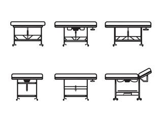 Examination Table Comfortable Durable Medical Clinic Furniture