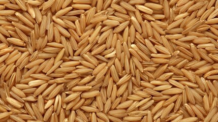 Abundant Brown Rice Grains Arranged in a Seamless Culinary Texture Background