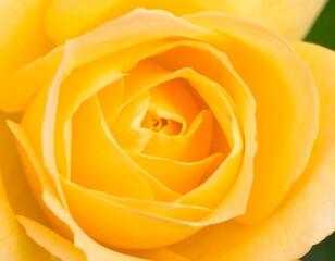 Close-up of a vibrant yellow rose