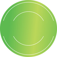 Organic logo green icon