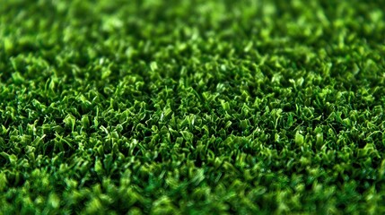 Naklejka premium Macro View of Artificial Green Grass Tennis Court Texture