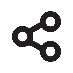 Share Icon Symbol. Forward Arrow Icon. Send Icon Symbol. Vector illustration eps 10