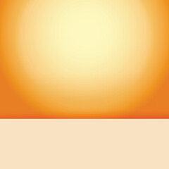 Orange Gradient Background for Product Display