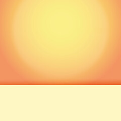 Warm Yellow Gradient Background for Product Display