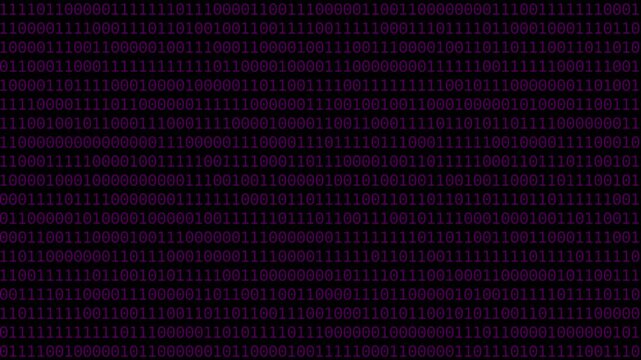 Binary Code on Black Digital Background. Rows of ones and zeros in a binary pattern create a digital data backdrop, symbolizing coding and information processing