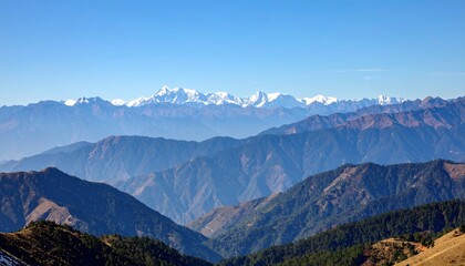 Obraz premium Panoramic mountain vista (5)