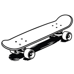 Skate the Streets vector art design.