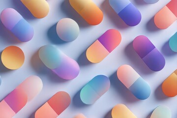 abstract background with colorful bubbles