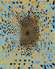 abstract blue background with dots