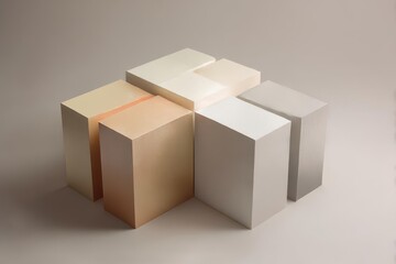 white gift box with ribbon
