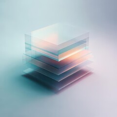 3d render of a modern building