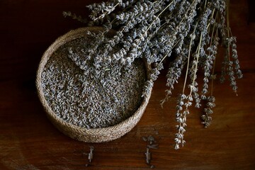 Dry Lavender, Lavender Buds, Background, Still Life