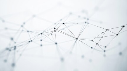Abstract representation of connected data points illustrating network structures in technology and science