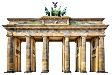 Brandenburg Gate Berlin Keywords: Brandenburg Gate, Berlin, cutout png isolated on a transparent background