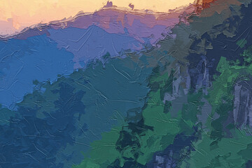 Various oil paintings, flowers, roses, peonies, tulips, chrysanthemums, landscapes, forests, and mountainous areas