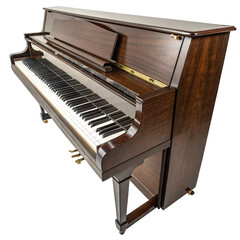 Piano isolated on transparent background  
