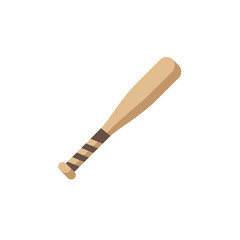 vector wooden baseball bat