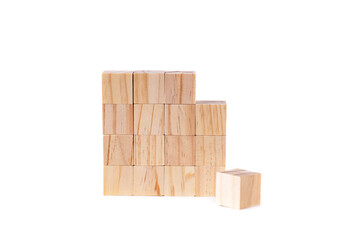 Wooden cubes
