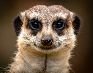 Fototapeta premium Close-up of a meerkat's face