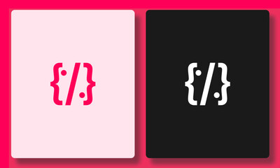 Twin Brackets Code Logo