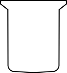 Laboratory Glassware Icon Featuring Beakers, Flasks, Test Tubes, Scientific Equipment, Chemistry, Experiment equipment, Research, Conical flask icons and Education Symbols in Modern Vector Style,