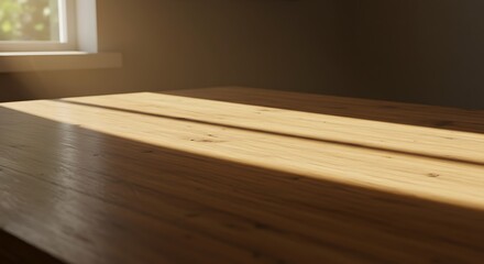 Wooden beams sunlight interior