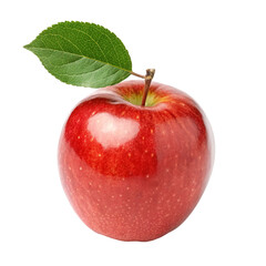 Apple isolated on transparent background  
