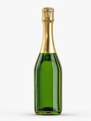 Sparkling wine champagne bottle green luxury celebration drink alcohol beverage party festive toast elegant premium quality product

