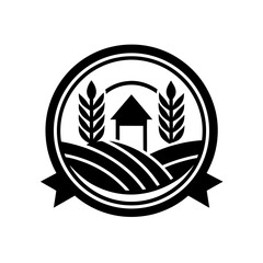 eco certification for agricultural products icon 