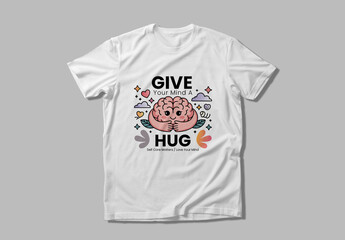 Give Your Mind A Hug T Shirt Design