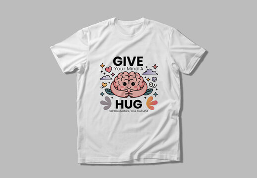 Give Your Mind A Hug T Shirt Design