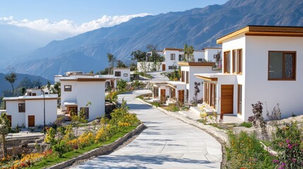 A new earthquake-proof town built entirely with recycled materials from past disasters
