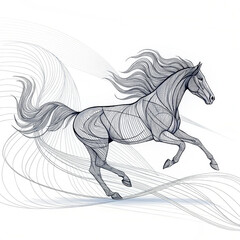 horse vector illustration