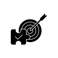 Solution icon outline editable stroke line drawing eps.