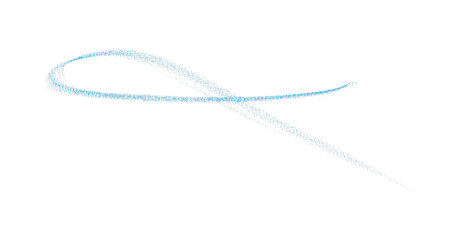 Hand drawn light blue pencil lines, circles, stripes and squiggly lines on a transparent background.