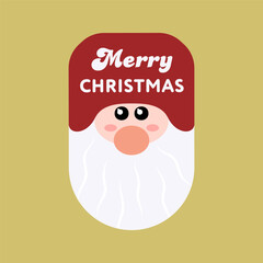 Christmas holiday icons with festive elements and decorations
