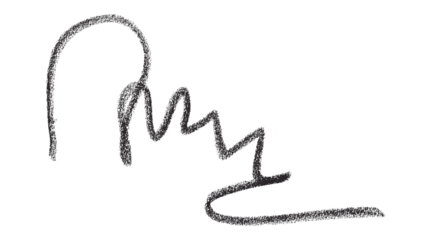 Hand drawn black pencil lines, circles, stripes and squiggly lines on transparent background.